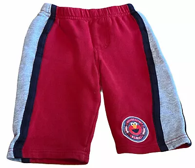 Toddler Pants Sweatpants Size 12M Red Sesame Street ELMO FAST SHIPPING! • $1.49