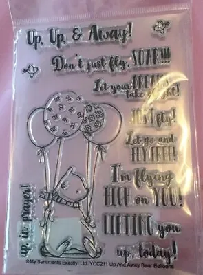 £2.50 • Buy Winnie The Pooh Clear Stamp Set Up Up And Away