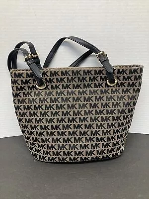 Michael Michael Kors MK Tote Bag Purse In Jacquard Print Logo • $55