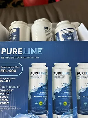 Pureline Refrigerator Water Filter Filter #PL-400 Works W/ Maytag UKF8001 NEW • $6.72