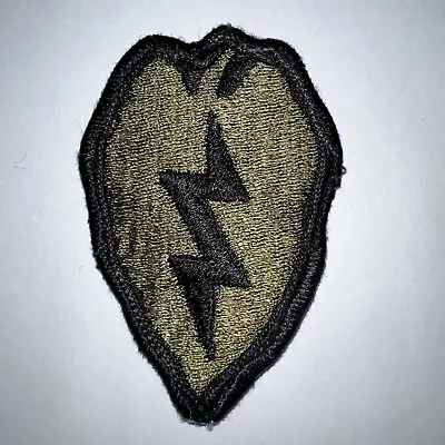 25th Infantry Division Subdued U.S. Army Shoulder Patch -sewn • $3