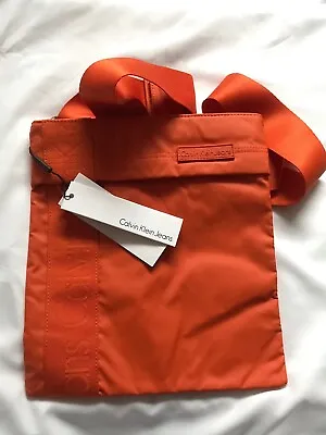 Bnwt Orange Calvin Klein Across Body Bag • £19.99