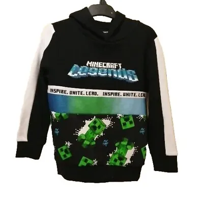 Minecraft Boys Sweatshirt Hoodies Black Size 6-7 Years • £18