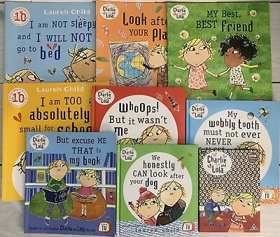 Charlie And Lola Books Bundle X8 Hardbacks + Paperbacks + Dvd Lauren Child • £8