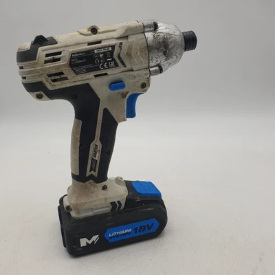 £20 • Buy Mac Allister Cordless 18v Impact Driver & Battery (sku 66)