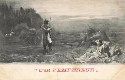 Advertising - Emperor Napoleon - Feather Hats Stuart Sons & Co Vintage Postcard • £1.85