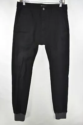 Zanerobe Sureshot Jogger Pants Mens Size 30 Black Meas. 31x32.5 • $29.99