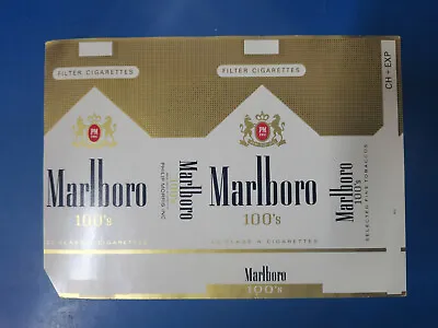 Opened Empty Cigarette Soft Pack--100 Mm-USA-Marlboro • $1.40