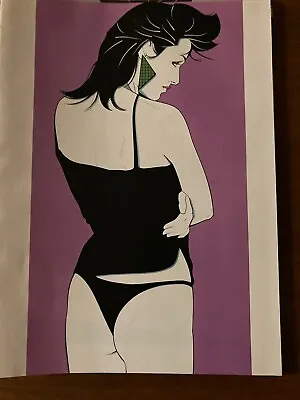 NAGEL 12  X 9  PRINT FROM PATRICK NAGEL 1985 ART BOOK • $10