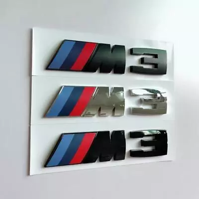 NEW For M3 Rear Trunk Tailgate Sticker Decal Badge Emblem For M3 • $9.99