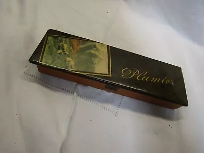 £12.99 • Buy Vintage French Wooden Pencil Pen Plumier Case Box