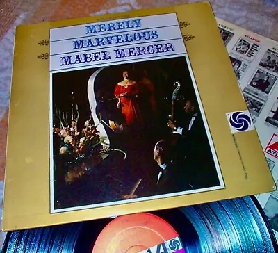 MABEL MERCER Merely Marvelous ATLANTIC NMint MONO Vocal JAZZ Love Wise FASCINATE • $5.55