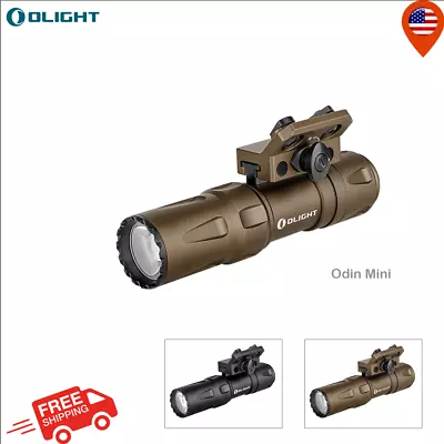 Olight Odin Mini M-LOK Rail Mounted Rechargeable Tactical Flashlight 1250 Lumen • $139.95