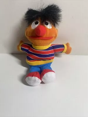 1997 Sesame Street Beans Ernie 8  Plush Tyco Bean Bag Stuffed Animal • $13.99