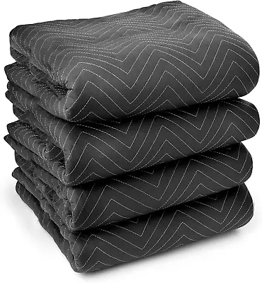 Sure-Max Pro Moving & Packing Blankets 80 X72  65 Lb/dz Quilted Set Of 4 • $26.50