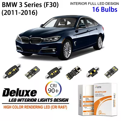 LED Interior Light Kit For BMW F30 3 Series 2012-2017 White Light Bulbs Upgrade • $25.20