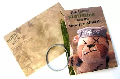 £2.90 • Buy Birthday Greetings Cards Dark Dudes Doggy Dude Card With Friendship Bracelet