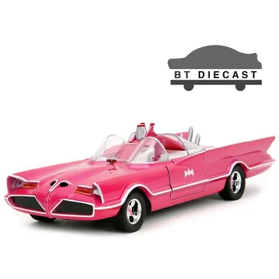 Jada Pink Slips Batman 1966 Classic Batmobile 1/24 Diecast Model Pink 35189 • $18.90