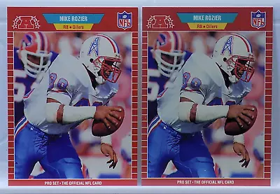 (2) 1989 Pro Set #152 MIKE ROZIER Football Cards HOUSTON OILERS • $1.97