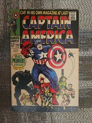 Captain America #100 (Marvel Comics April 1968) • $299