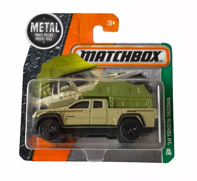 Matchbox '16 Toyota Tacoma - With Camper SHORT CARD - Combined Postage Available • $39.95