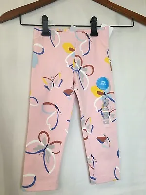 NWT Carter's Pink Butterfly Capri  Leggings Girls Toddler Many Sizes • $13.25