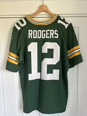 Aaron Rodgers #12 Green Bay Packers Nike Jersey NFL Size 40 Green • $22.99