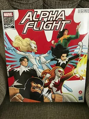 Marvel Legends 6  Alpha Flight Box Set New Sealed Puck Northstar Snowbird Aurora • $180