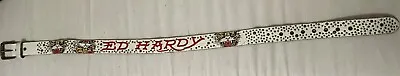 Ed Hardy Belt By Christian Audigier Heavy Buckle - Women Size M/41  (Clo-010) • $45