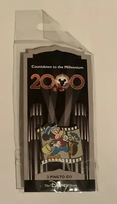 Disney Store Countdown To Millennium Hat Pin # 3 Mickey Mouse 1953 Whistling • $9.99