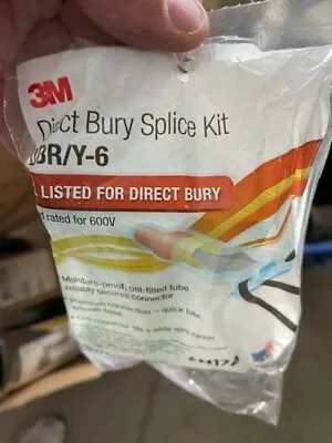 $5.95 • Buy 3M Direct Bury Splice Kit DBR/Y-6 Listed For Direct Bury Kit-Brand New!