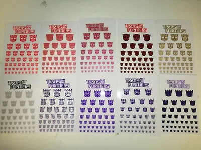 Transformers G1 Autobots & Decepticons Stickers Collections Sale • $4.99