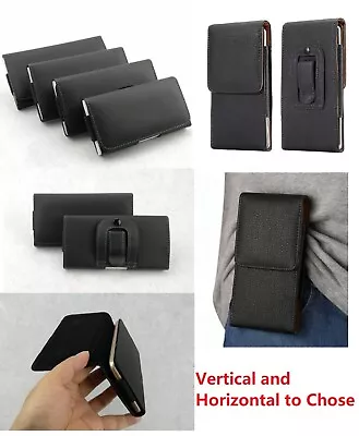 For Samsung Galaxy A21 S23 A22 A33 A54 Leather Belt Clip Loop Holster Case Pouch • $16.50