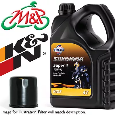 Kawasaki ZX-6R ZX600J1 2000 Super4 Oil & K&N Filter • £39.99