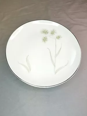 3 Vintage Vita Craft Bavarian Fine China Greenbriar Salad Plate White Silver 8  • $18.99