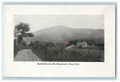 C1910 Haskell Road To Mt. Monadnock Troy New Hampshire NH Posted Postcard • $14.98