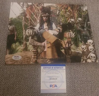 Johnny Depp Signed 8x10 Photo Pirates Of Caribbean Psa/dna Authentic #al59119  • $750