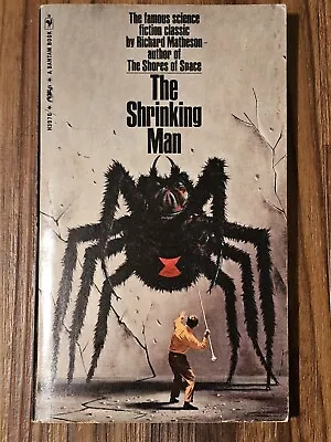 The Shrinking Man Richard Matheson Vtg 1969 Bantam Paperback Book Sci Fi • $14.99