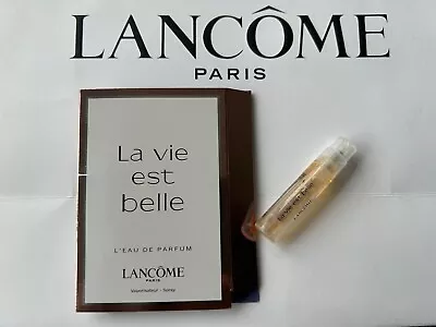 Lancom La Vie Est Belle Ladies Eau De Parfum Sample 1.2ml Vial Spray • £2.99