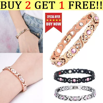 Magnetic Therapy Menopause Health Reliving Bracelet Hot Flashes Energy Bracelets • £3.37