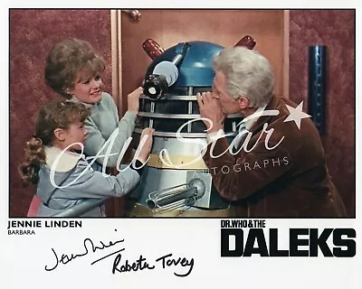 £45 • Buy DOCTOR WHO - Roberta Tovey & Jennie Linden Signed Photo Dr Who Dalek Movie ASA01
