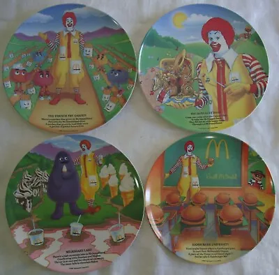 Vintage McDonald's Plates    Set Of 4   From 1989   Excellent Unused Condition • $9.99