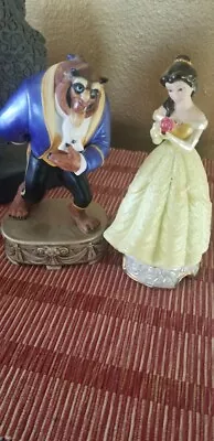 $55 • Buy Disney  Store Beauty And The Beast 7  Porcelain Ceramic Figurine Statues