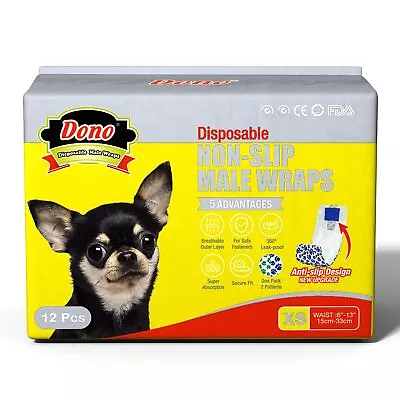 OUT! Disposable Male Dog Diapers | Ultra-Absorbent Leak-Proof Disposable Wraps • $16.30