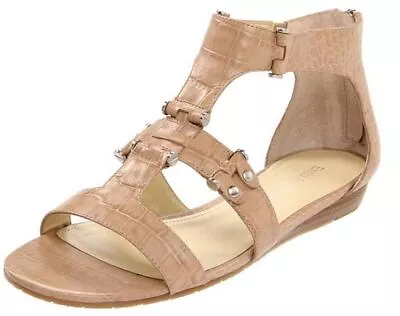 Enzo Angiolini Women's Yoshi Sandal Natural Leather 10M  • $35