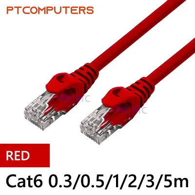 $3.95 • Buy Wholesale Cat6 Ethernet Network Cable LAN Router Internet Data Patch Lead Red