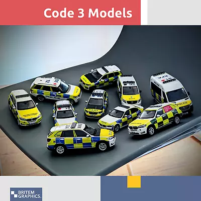 £49 • Buy Code 3 1/76 British Emergency Service Vehicle Models