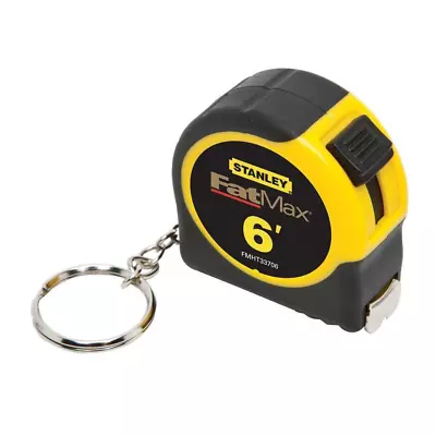 NEW Compact Keychain Pocket Tape Measure FATMAX 6ft Lightweight Auto-Lock • $5.74