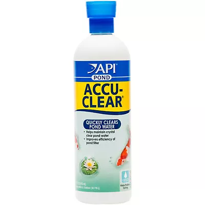 API Pond Accu-Clear 16oz Quickly Clears Pond Water Fish Plant And Wildlife Safe • $19.99