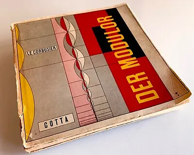  ORIGINAL 1. 1953 Edition!  Le Corbusier THE MODULATOR Architecture Textbook • £33.39